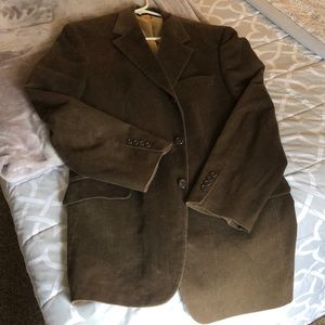 Brooks Brothers 40Long pin-wale cord taupe blazer